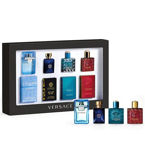 versace men's miniature trio collection gift set